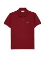 Polo Uomo Lacoste L.12.12. Manica Corta Bordeaux Online