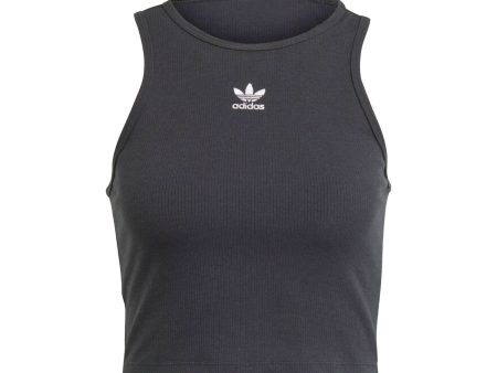 Canotta Donna Adidas Rib Tank Nero For Sale