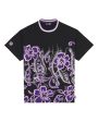 T-Shirt Sundek x Octopus Hibiscus Black For Cheap