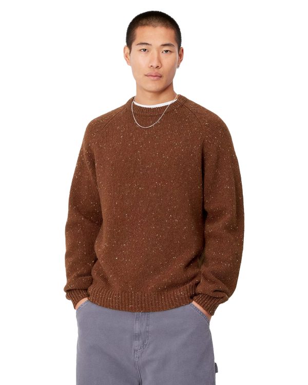 Carhartt Wip Anglistic Sweater Speckled Offroad Online Sale