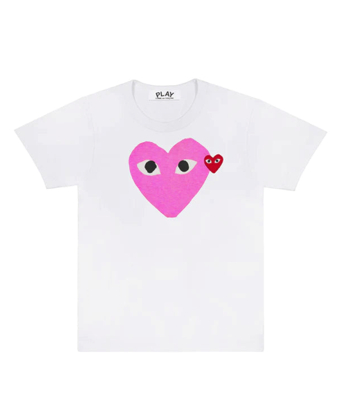 T-Shirt Comme Des Garçons® Grand-Petit Coeur For Cheap