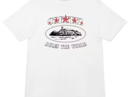 T-Shirt Corteiz® 5 Stars Alcatraz Print For Cheap