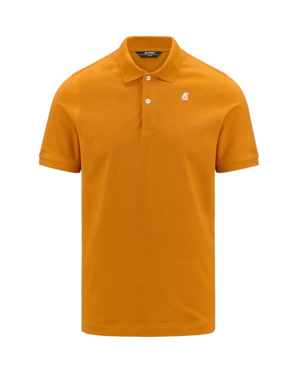 Polo Uomo K-Way Vinnie Orange Md Online Hot Sale