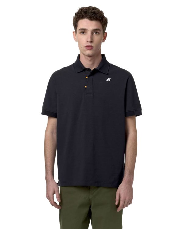 Polo Uomo K-Way Alderic Blu on Sale