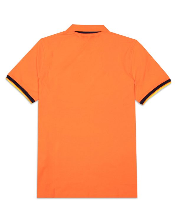 Polo K-Way Vincent Contrast Stretch Arancione Supply