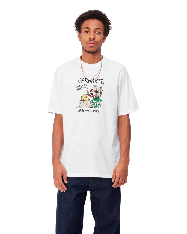 Carhartt Wip Art Supply Tee White Cheap