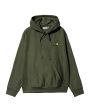 Carhartt Wip Hooded American Script Sweat Tarragon Supply