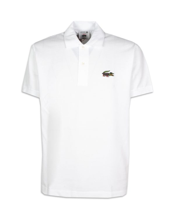 Polo Lacoste x Netflix Lupin Bianco For Sale