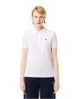 Polo Donna Lacoste Bianca Discount