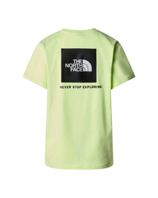 T-Shirt Donna The North Face Relaxed Redbox Verde Hot on Sale