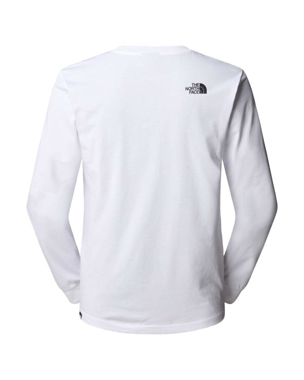 The North Face L-S Fine Tee Bianco Online Hot Sale