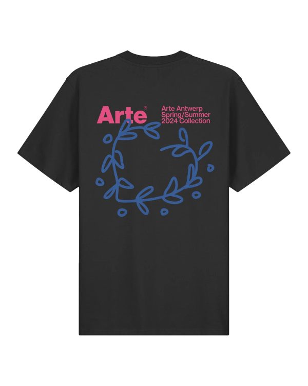 T-Shirt Arte Antwerp Teo Back Heart Black Online now