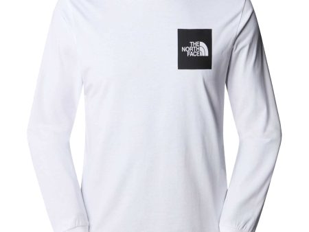 The North Face L-S Fine Tee Bianco Online Hot Sale