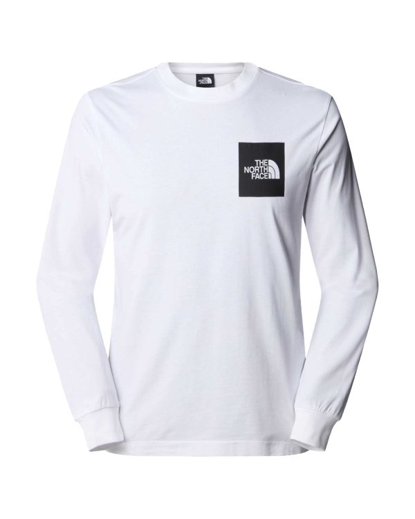 The North Face L-S Fine Tee Bianco Online Hot Sale