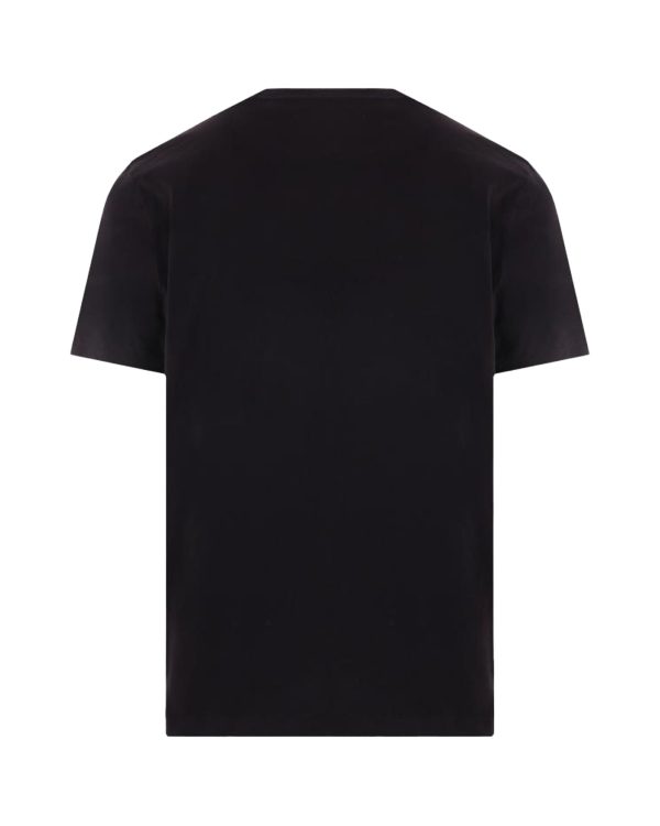 CP Company 30-1 Jersey Logo T-shirt Nero For Sale