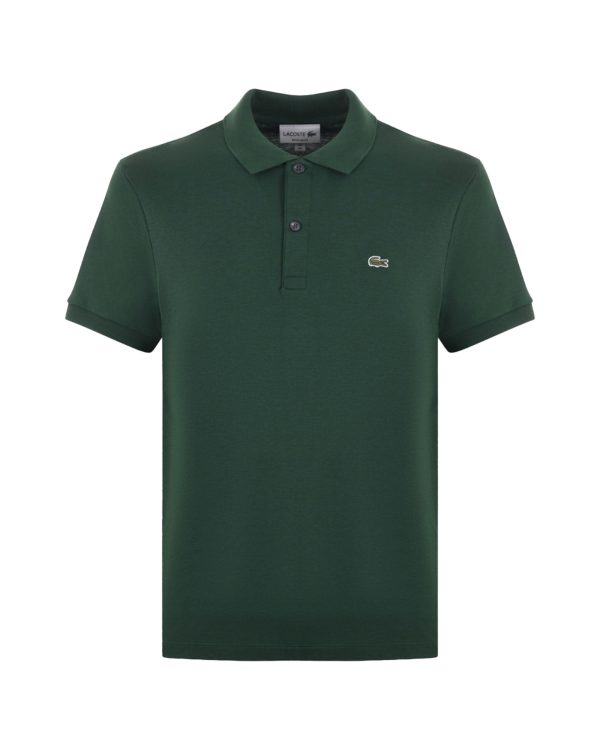 Polo Uomo Lacoste Pima verde For Discount