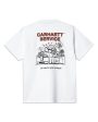 Carhartt Wip Car Repair T-shirt Bianco For Cheap