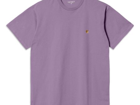 Carhartt Wip Chase T-shirt Violanda Gold Cheap