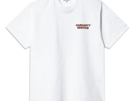 Carhartt Wip Car Repair T-shirt Bianco For Cheap