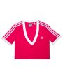 T-Shirt Crop Donna Adidas Fuxia Cheap