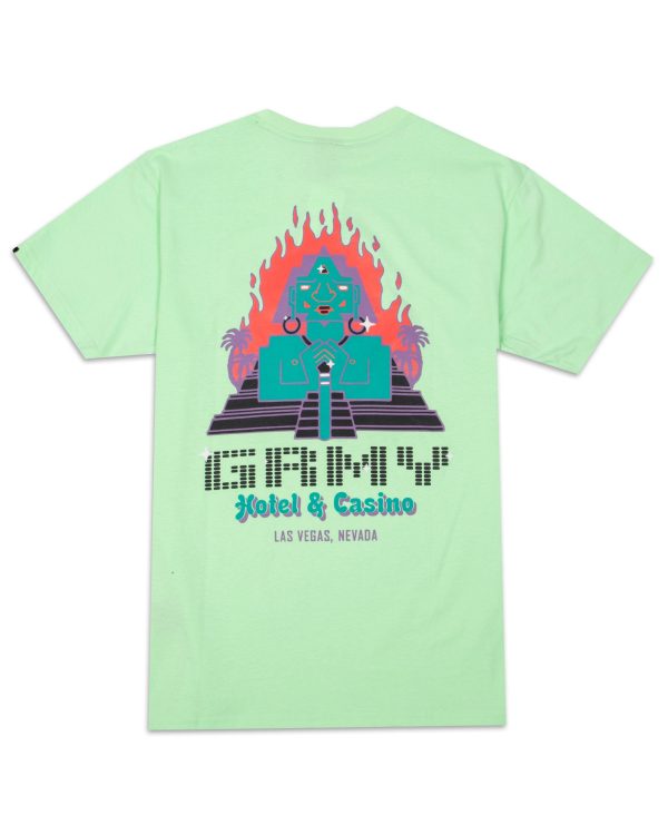 T-Shirt Grimey Nine Winds Freemont Mint Online Sale