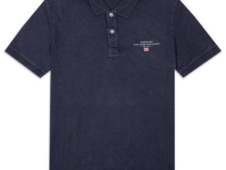 Polo Uomo Napapijri Elbas Jersey Blu Fashion