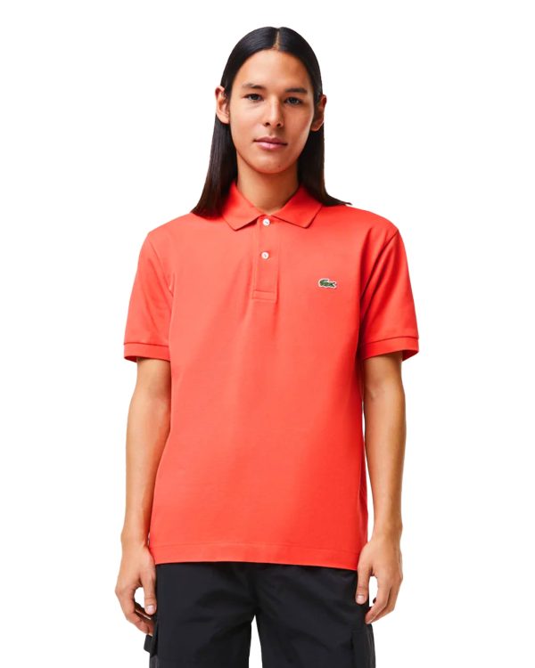 Polo Uomo Lacoste L.12.12 Arancione Discount