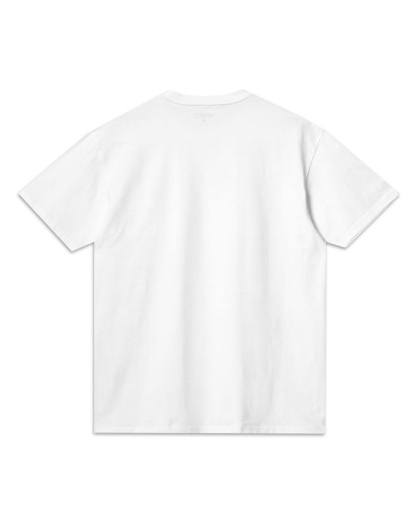 Carhartt Wip Chase T-shirt White Gold Hot on Sale