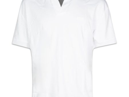 Polo Uomo Calvin Klein Smooth Cotton Open Placket on Sale