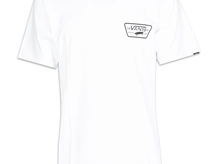 Vans Full Patch Back Ss Tee White Online