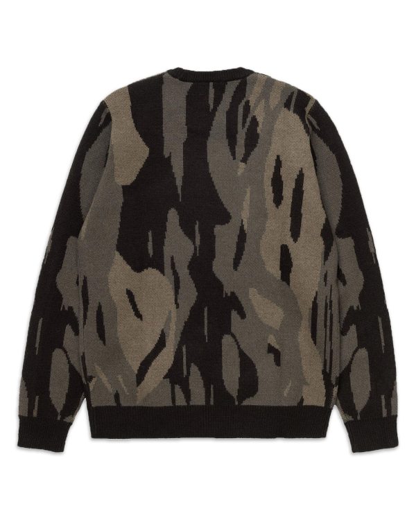 Carhartt University Script Sweater Camo I029515-0HFXX Fashion