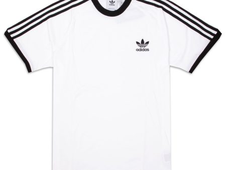 T-Shirt Uomo Adidas 3 Stripes Bianco Hot on Sale