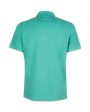 Polo Uomo CP Company Stretch Piquet Slim Zipped Polo Shirt Frosty Spruce Online now