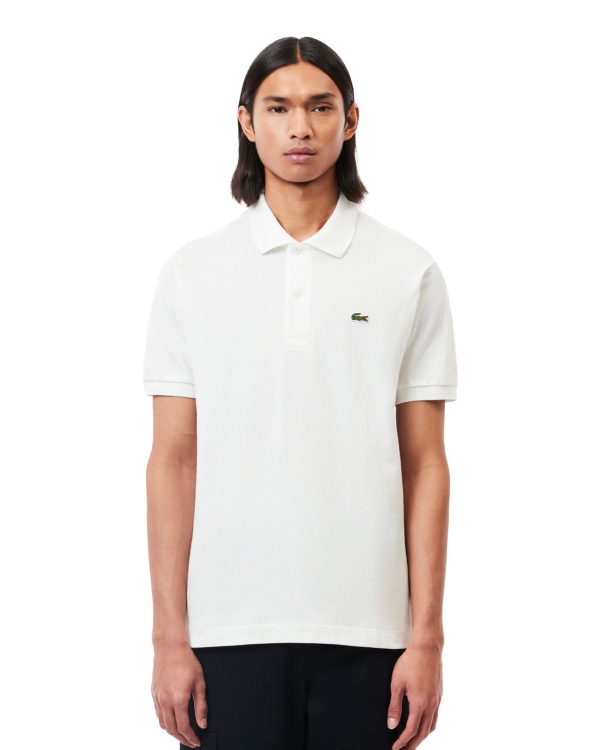 Polo Uomo Lacoste Pima Bianca Online Hot Sale