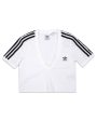 T-Shirt Crop Donna Adidas Bianca Hot on Sale