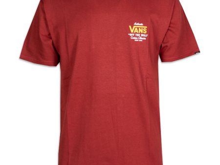 Vans Holder T-shirt Bordeaux Sale