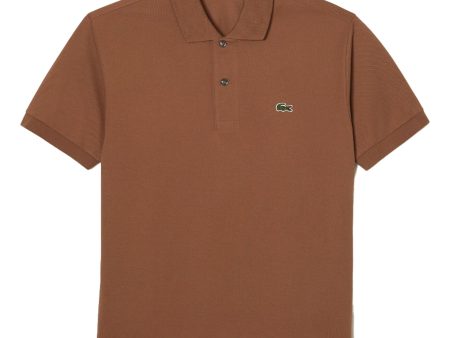 Polo Uomo Lacoste L.12.12 Marrone Chiaro Online now