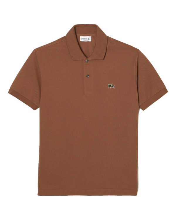 Polo Uomo Lacoste L.12.12 Marrone Chiaro Online now