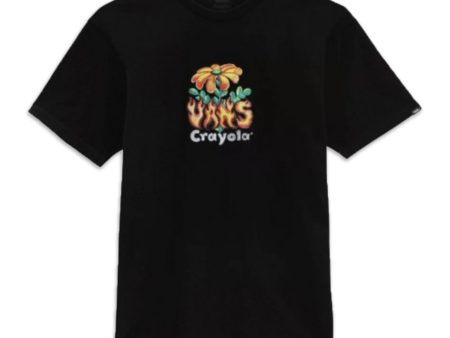 T-Shirt Vans X Crayola Hot Flower Nero Online Sale