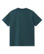 Carhartt Wip Chase T-shirt Duck Blue-Gold For Cheap