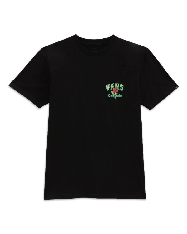 T-Shirt Vans X Crayola Rainbow Nero For Cheap